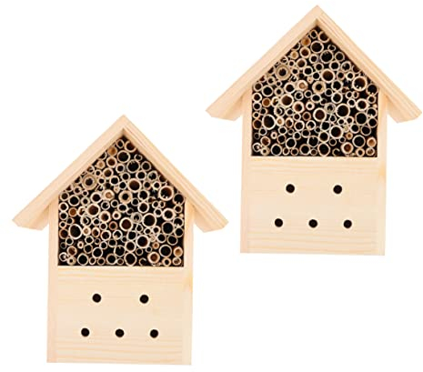 VANZACK Bienenstock Aus Holz - Bienennistkasten Gartenbienenstock Bienenunterstand Außenhütte