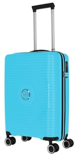 Travelite Hartschalen Handgepäck Koffer, 4 Rollen, ORBITA, Bordtrolley mit bruchsicherer Schale und praktischer Inneneinteilung, TSA Schloss, 55 cm, 37 Liter