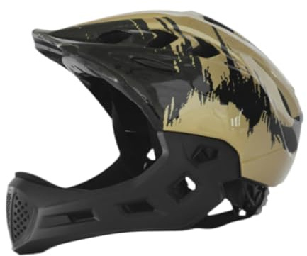 Pegciuho Fahrradhelm für Kinder, Rennradhelm für Jungen Und Mädchen, Sporthelm, Fahrradhelm für Kinder, Auch Zum Reiten Geeignet, Khaki
