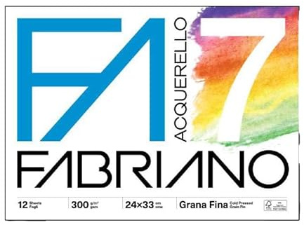 Blocco acquerello Fabriano F7
