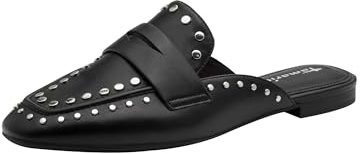 Tamaris Damen Sabot 1-27300-46, Pantuflas Mujer, Negro, 38 EU