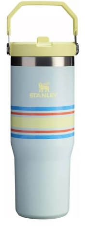 STANLEY The Varsity Ice Flow Tumbler, Flip Straw Lid, 30 oz. - Mist Mesh Stripe