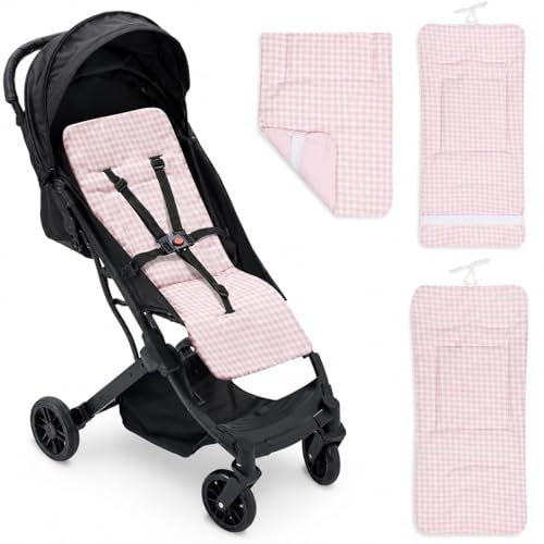 Colchoneta Silla Paeo Universal Verano Funda Carrito de Bebe 100% Algodon