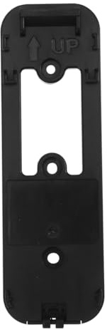DECOMELODY Soporte de montaje antirrobo para timbre de video compatible con placa trasera Blink para exteriores, para puertas de metal y cristal, alineación precisa e integración perfecta, color negro