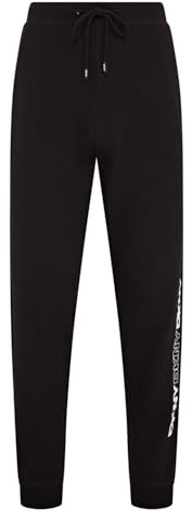 DKNY herr Trojan Dkny Trojanska Loungebyxor För Män, 100% Bomull, Skräddarsydda Joggingbyxor För Män Med Märkesrand, Dragsko Midja Och Djupa Fickor, Bekväma Joggingbyxor Män,