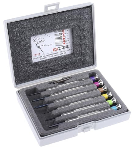 Facom 6-piece watchmaker screwdriver set for Phillips - hex screw