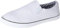 Mens Slip on Canvas Summer Shoes (9, White)