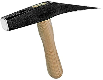 RUTHE Pflasterhammer Esche, Berliner Form ES 2000g | Robust & Ergonomisch für Bau, Handwerk | Ideal für Pflasterer, Maurer, Steinmetze | Langlebig, Effizient & Präzise