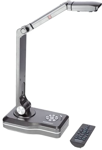 celexon Dokumentenkamera DK500 | Plug&Play in Full HD mit 5MP, 10x Zoom, OCR-Texterkennung | interaktive Präsentationen mit Mac OS & Windows per HDMI/USB/VGA | ideal für Schule, Büro & Videocalls