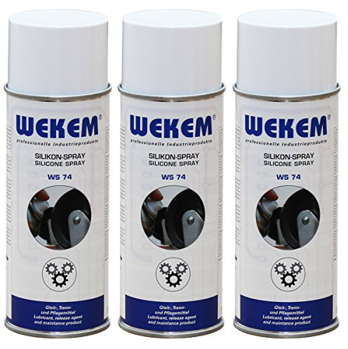 Wekem 3er Sparpack 400ml Silikon-Spray WS74
