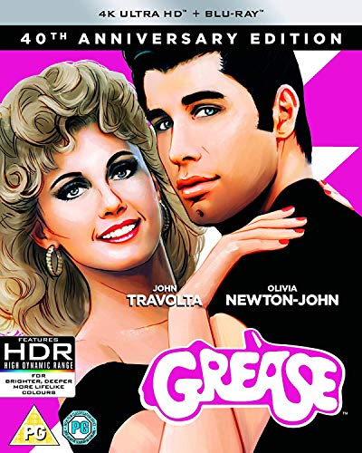 Grease 40th Anniversary 4K Ultra-HD (4K Ultra-HD Plus BD) [Blu-ray] [2018] [Region Free]