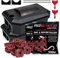 Roshield External Tamper Proof Rodent Bait Box & Wax Block Rat Poison Kit - Garden & Home Treatment Killer Safety Kit (2 Boxes & 300g Blocks)