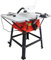 Excel TableSaw - CircularSaw Function 1800W 10” (250mm) with 5000rpm Underframe – High Spec with Attachable Table Sides – Make Longitudinal & Angle Cuts with Carbide-TippedSaw Blade Fixable