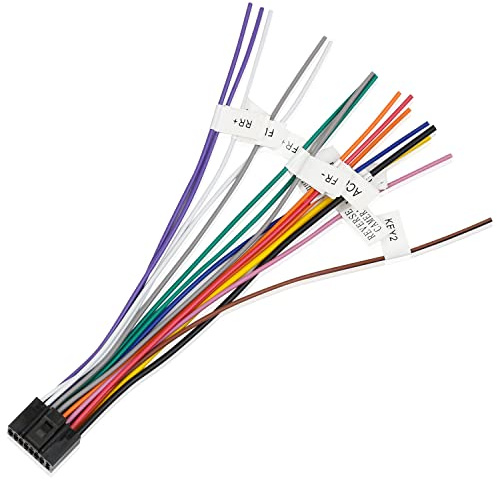 Fiegromech Android Radio Wiring Harness Adapter 16Pin Connector