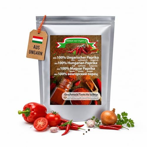 Ungersk paprika 1 kg eget varumärke Feinkost-aus-Ungern.de – mild