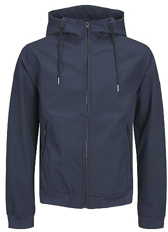 JACK & JONES Herren Jjebasic Softshell Hood Pls, Navy Blazer, 5XL EU