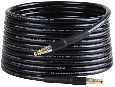 TNSLAND 10M Hochdruckreiniger Schlauch für Kärcher K2 K3 K4 K5 K6 K7, Hochdruckreiniger Kärcher Hochdruckschlauch Kärcher Verlängerungsschlauch, Kärcher Schlauch mit Quick Connect-Anschlüsse