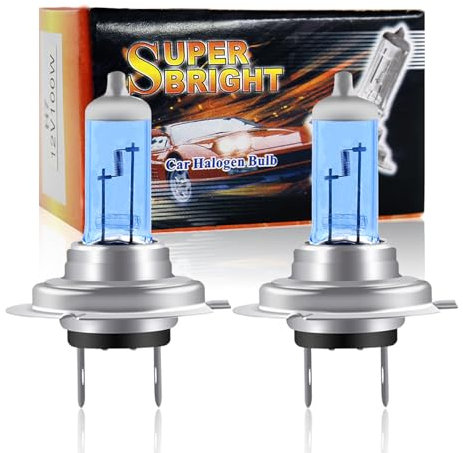 TaimeiMao H7 Lampadina Auto H7 12V 100W Lampade Alogene Halogen headlight lamps Lampadina Alogena del Faro Luce Anabbagliante - 2 pezzi
