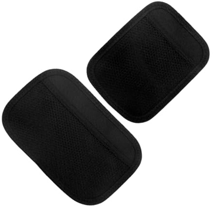 Hemobllo 2 pezzi Borsa Portaoggetti Auto Rete Organizer Laterale Compatto e Resistente per Cellulare e Accessori Facile da Installare Tasca per Interni Veicoli