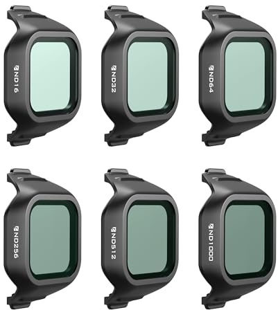 Freewell Ganztägige ND-Filter für DJI Mini 5 Pro – ND16, ND32, ND64, ND256, ND512 & ND1000 – volle Lichtsteuerung für Kinofilmen