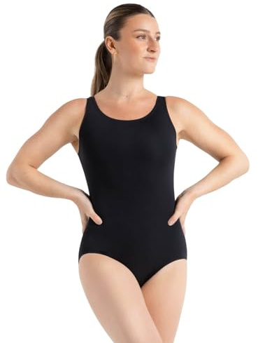 Capezio Tank Leotard, Black, Small
