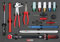 KS Tools 815.1195 Reifendienst-Werkzeug-Satz, 16-tlg. in 1/1 Systemeinlage