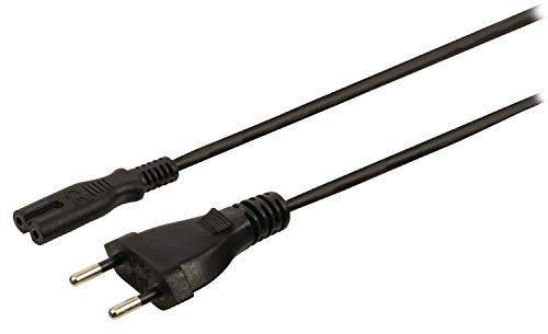 Valueline VLEP11240B20 Netzkabel mit Schweizer Stecker - IEC-320-C7 2 m schwarz