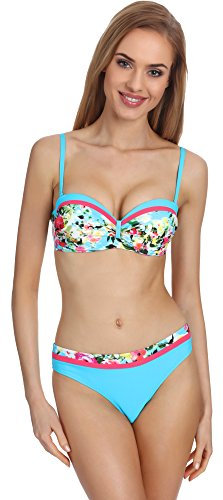 Merry Style Womens Push Up Bikini Set P509-53MIA (Pattern-4, EU(Cup 70 E/Bottom 36)=UK(32E/8))