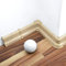[DQ-PP] 10 Meter Sockelleisten 52mm PVC Eiche naturlich Laminatleisten Fussleisten aus Kunststoff Laminat Dekore