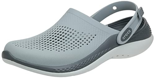 Crocs Unisex Adulto LiteRide 360 Clog Zueco, Light Grey/Slate Grey, 48/49 EU