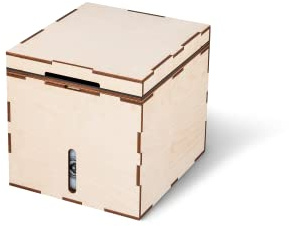 Kildwick MicroLoo composting toilet black - ready assembled