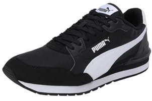 PUMA Unisex ST Runner v4 NL Sneaker, Black White, 37 EU