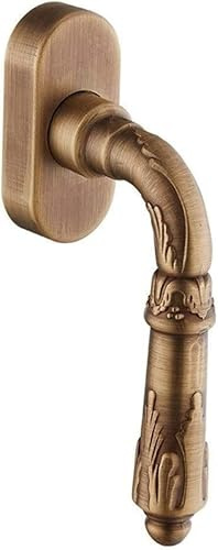 Fönsterhandtag, fönsterspärr, 6 st Dörr- och fönsterknopphandtag, ren kopparplätering Polering Svängande fönsterbeslag Dörr- och fönsterhandtag (Färg: B) (Färg: C) (Färg: E) (Color : Onecolor)