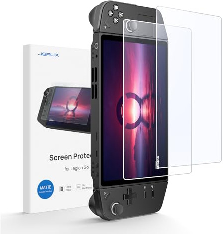 JSAUX 2-Pack Bildschirmschutz Kompatibel mit Legion Go, Anti-Glare Bildschirmschutz 9H Härte Rand-zu-Rand Kratzer resistent matt gehärtetes Glas kompatibel mit Lenovo Legion Go