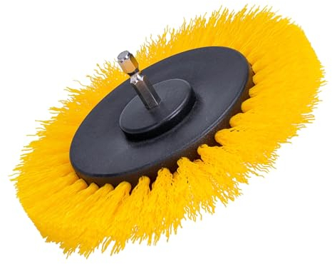 Brosse à joints pour visseuse sans fil, idéale pour les bords, les coins, les fenêtres, les joints dans le jardin et dans la salle de bain, brosse pour joints et bien plus encore – Drill Brush