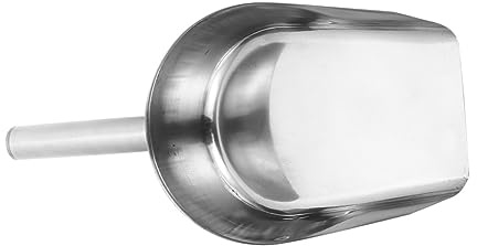 PRETYZOOM Cuchara Multifunción De Acero Inoxidable Para Alimentos y Hielo Pala Ergonómica Ligera Para Cocina Bares y Buffets Para Porcionar Helados y Cubitos De Hielo