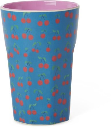 Rice Mug Melamine Cherry Love Print Large Tall