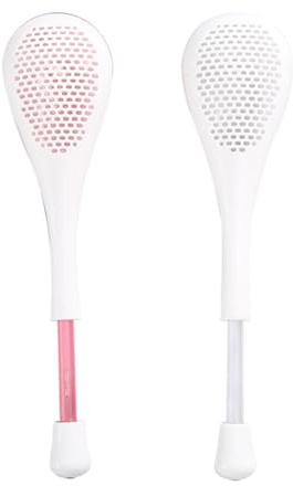 BESPORTBLE 2 Cucharas Tamizadoras de Harina de Cocina Estilo Japonés, Coladores Abs para Tamizar Cacao y Azúcar, Diseño Simple y Práctico para Hornear