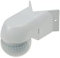 ChiliTec Bewegungsmelder Aussen & Innen Infrarot-Bewegungsmelder Aufputz 200° 12m Reichweite IP44 für Aussenbereich 90° Adapter Ecke Weiß