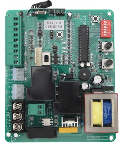 Tablero de Control para Abridor de Puerta Corredera de CA Reemplazo Principal Electrónico Control de Circuito PCB Placa de Circuito Universal para Abridores de Puerta Corrediza