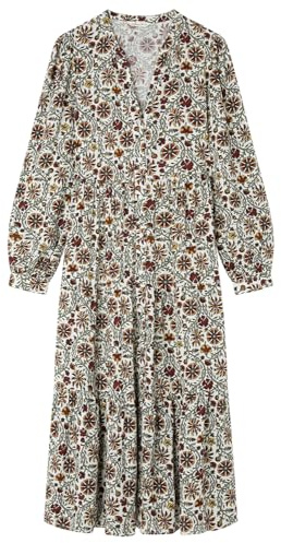 Springfield Vestido para Mujer, Beige Claro,36