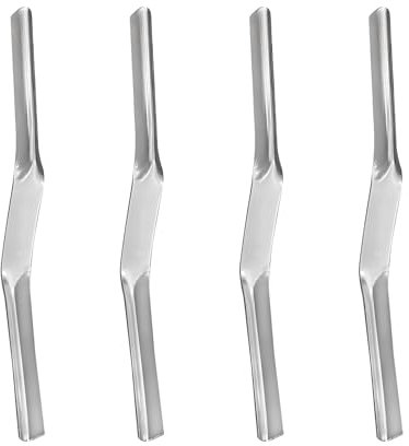 4 Double terminé le Brick Jointer pour mortier de ciment truelle Pointage, outil de jointure de brique, outils de finition de mortier à double extrémité