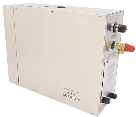 Vaporizador de Sauna, 4. 5kw Kit de generador de ducha de vapor autodenador comercial Sistema Generador de vapor de acero inoxidable Generador de vapor Sauna Máquina de baño de vapor for sala de spa