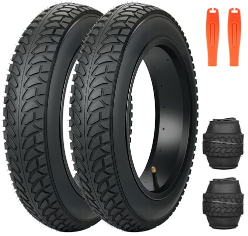 ZUKKA Confezione da 2 pneumatici per E-Bike 16 x 3.0, pneumatici per Fat Bike 16 pollici, guaina 80-305 per E-Bike, bicicletta elettrica, scooter, bicicletta per bambini