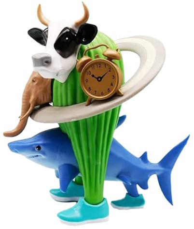 18cm Italian Brainrot Collectible Figures, Detachable Hybrid Creature Desktop Ornaments, Tralalero Tralala, Tung Tung Tung Sahur Shark, Monkey and More Meme Inspired Adult Collectible Figurines
