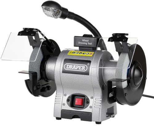 Draper 05095 - Smerigliatrice da banco, 150 mm, 370 W, 230 V