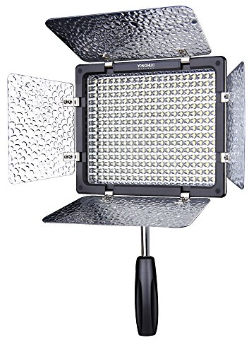 Yongnuo YN-300 III Camera LED Luce Video Regolabile 5500k Temperatura del Colore per DSLR Canon Nikon Olympus Pentax Samsung Sony con IR Funzionamento Remote Phone