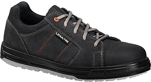 Lemaitre 197044 säkerhetssko Soul S3, storlek 9,5, svart/grå/orange