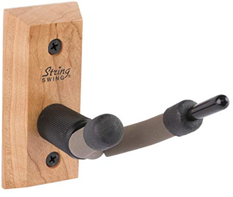 String Swing Violin Hanger Wooden Wall Mount for Home & Studio CC01V-O Hardwood Oak (2 Pack)
