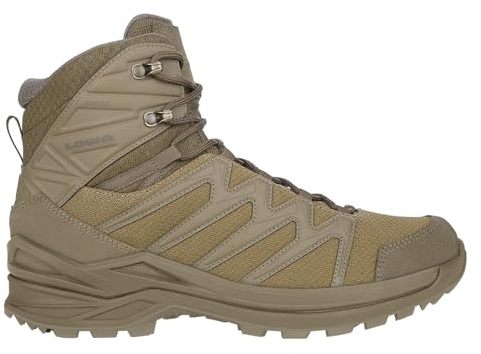 Lowa Innox Pro GTX Mid TF Bottes Professionnelles Moyennes, Coyote OP, 45 EU